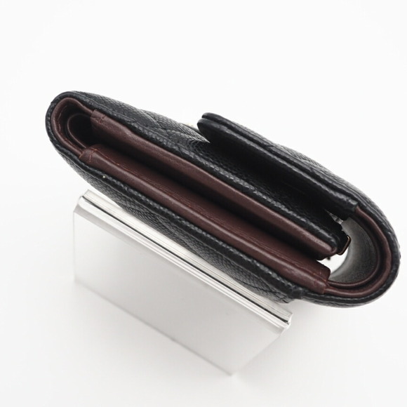 CHANEL Matelasse Caviar Skin Compact Wallet with Gold Hardware, AP4383, Tri-f...